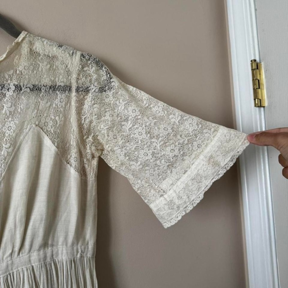 Edwardian Lace Lawn Dress - White XS - AS IS - Picture 3 of 8